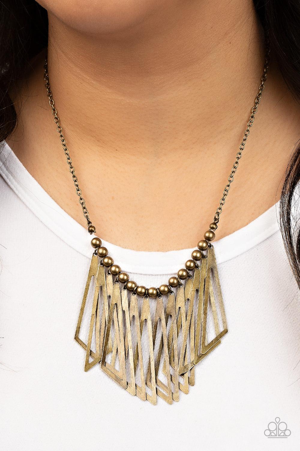 Paparazzi Accessories ❋Industrial Jungle - Brass Necklace❋ Flat Rate Ship $4.50❋ - Image #2
