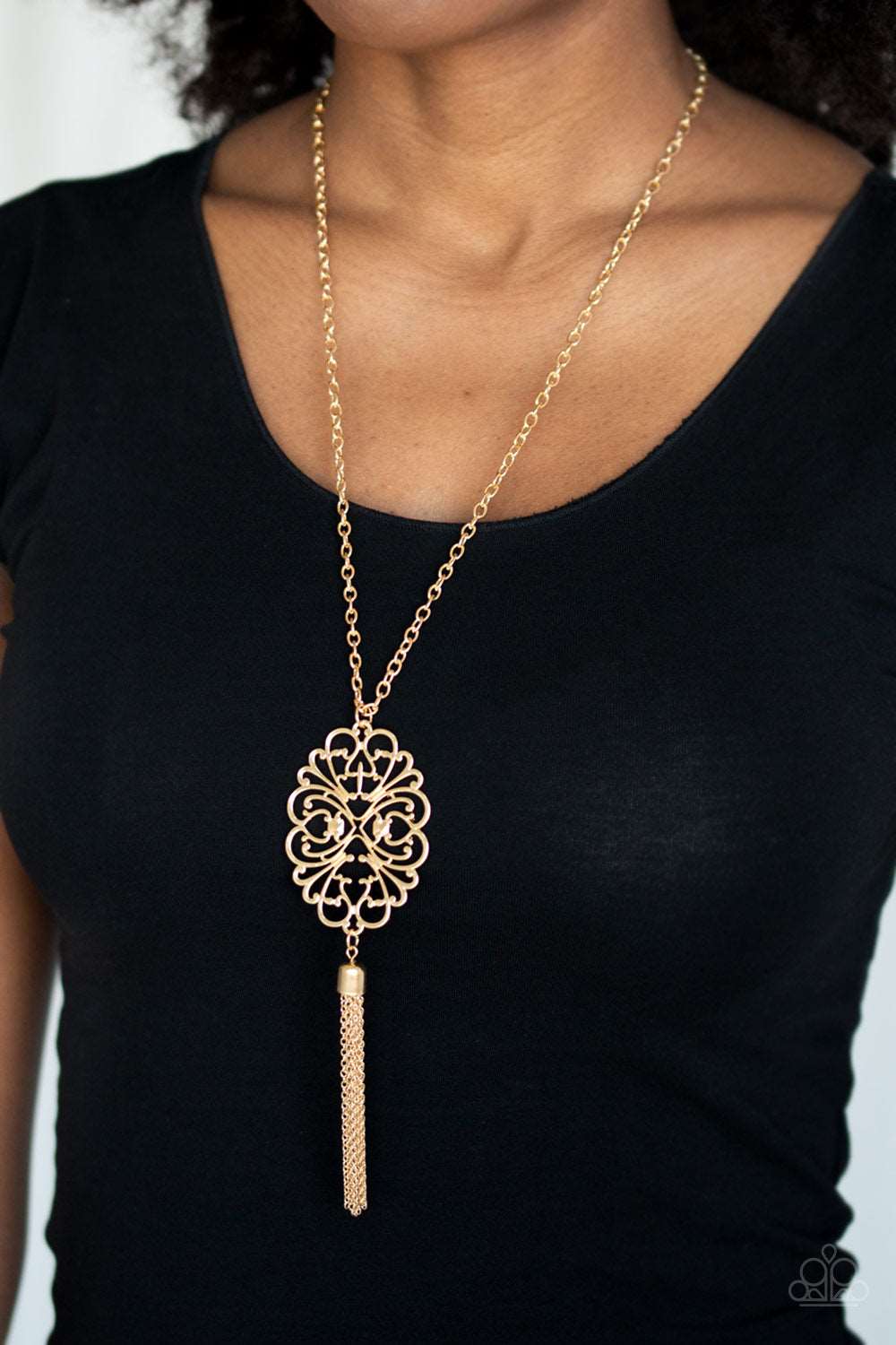 Paparazzi Accessories ✽ A MANDALA Of The People - Gold Necklace✽Flat Rate Ship $4.50✽
