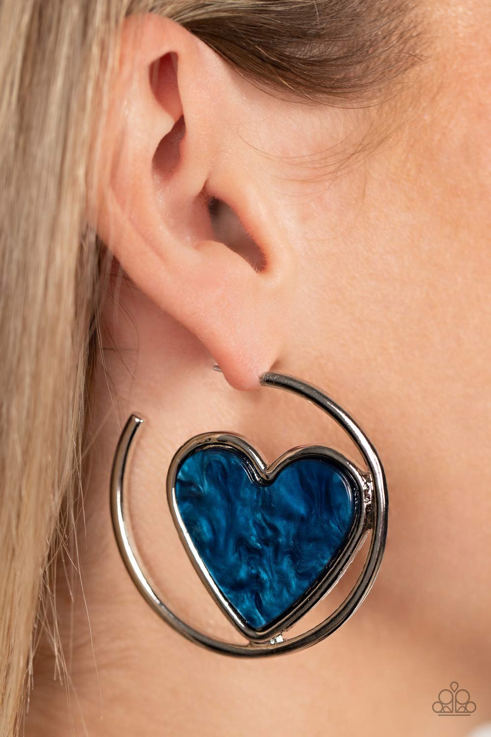 Paparazzi Accessories ❋Smitten with You - Blue Earrings❋ Flat Rate Ship $4.50❋ - Image #2