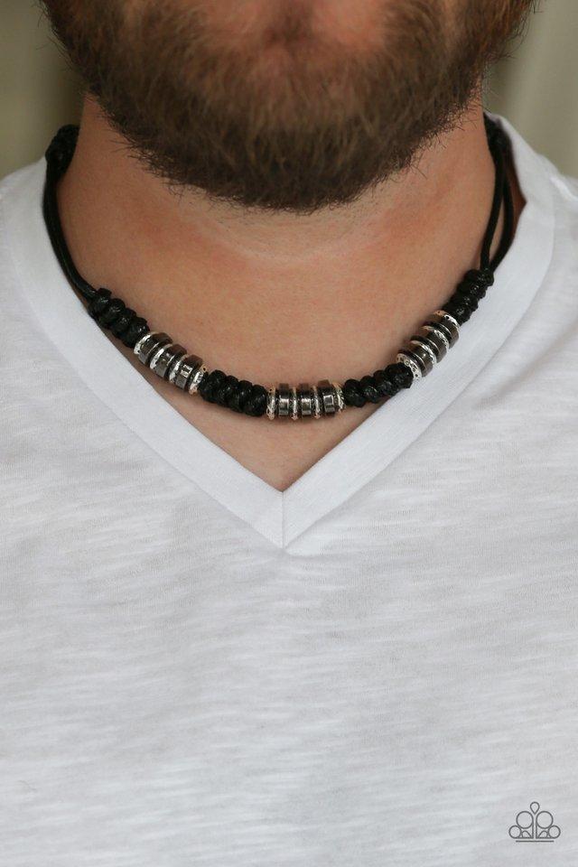 Paparazzi Accessories ❋Lets Take A Ride - Black Mens Necklace❋ Flat Rate Ship $4.50❋ - Image #2