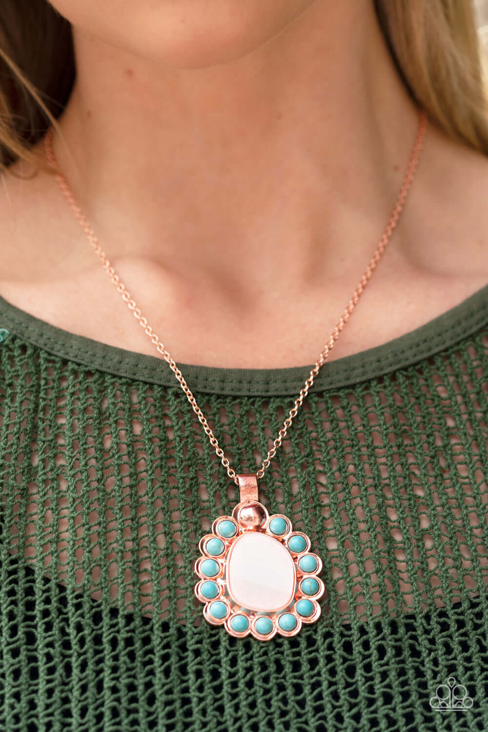 Paparazzi Accessories ❋Sahara Sea - Copper Necklace❋ Flat Rate Ship $4.50❋ - Image #2