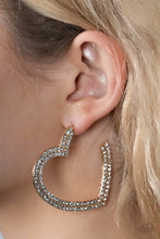 Load image into Gallery viewer, Paparazzi Accessories ❋AMORE to Love - Gold Heart Earrings❋ Flat Rate Ship $4.50❋ - Image #2
