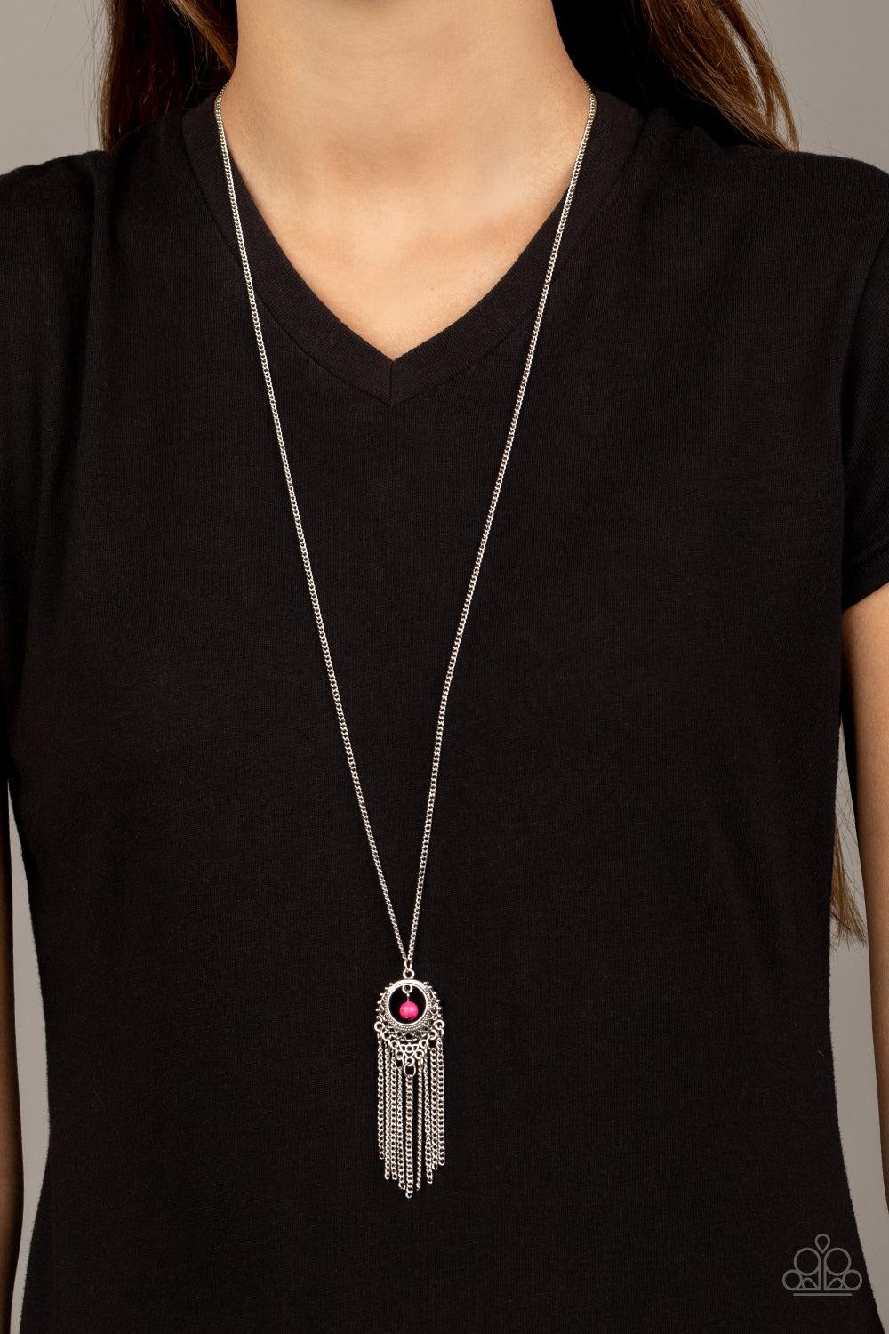 Paparazzi Accessories ✽ Western Weather - Pink Necklace✽Flat Rate Ship $4.50✽ - Image #2