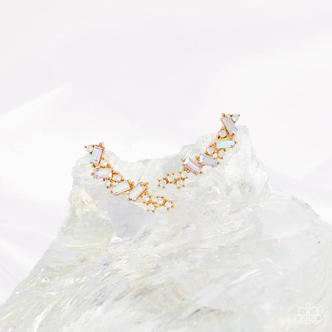Paparazzi Accessories ❋Stay Magical - Gold Post Earrings❋ Flat Rate Ship $4.50❋ - Image #3