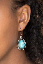 Load image into Gallery viewer, Paparazzi Accessories ✽ Abstract Anthropology - Blue Earrings✽Flat Rate Ship $4.50✽
