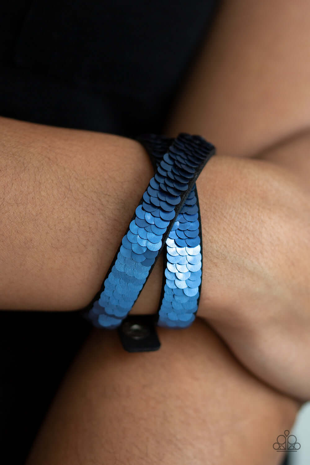 Paparazzi Accessories ✽ Under The SEQUINS - Purple Bracelet✽Flat Rate Ship $4.50✽ - Image #4