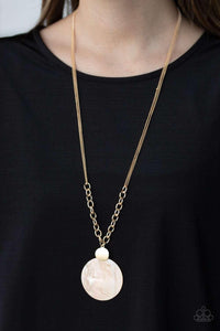 Paparazzi Accessories ✽ A Top-SHELLer - Gold Necklace✽Flat Rate Ship $4.50✽