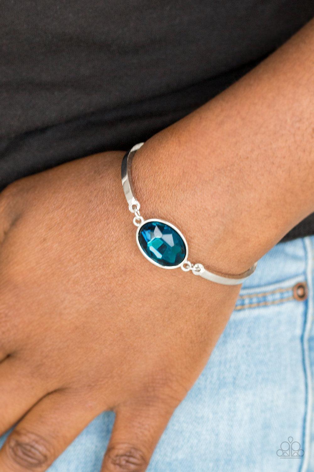 Paparazzi Accessories ✽ Definitely Dashing - Blue Bracelet✽Flat Rate Ship $4.50✽ - Image #2
