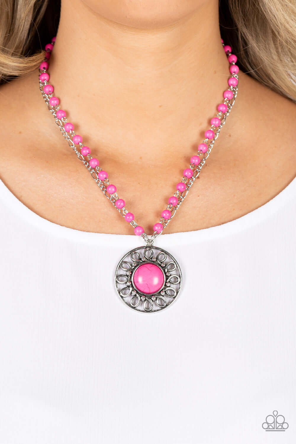Paparazzi Accessories ❋Sahara Suburb - Pink Necklace❋ Flat Rate Ship $4.50❋