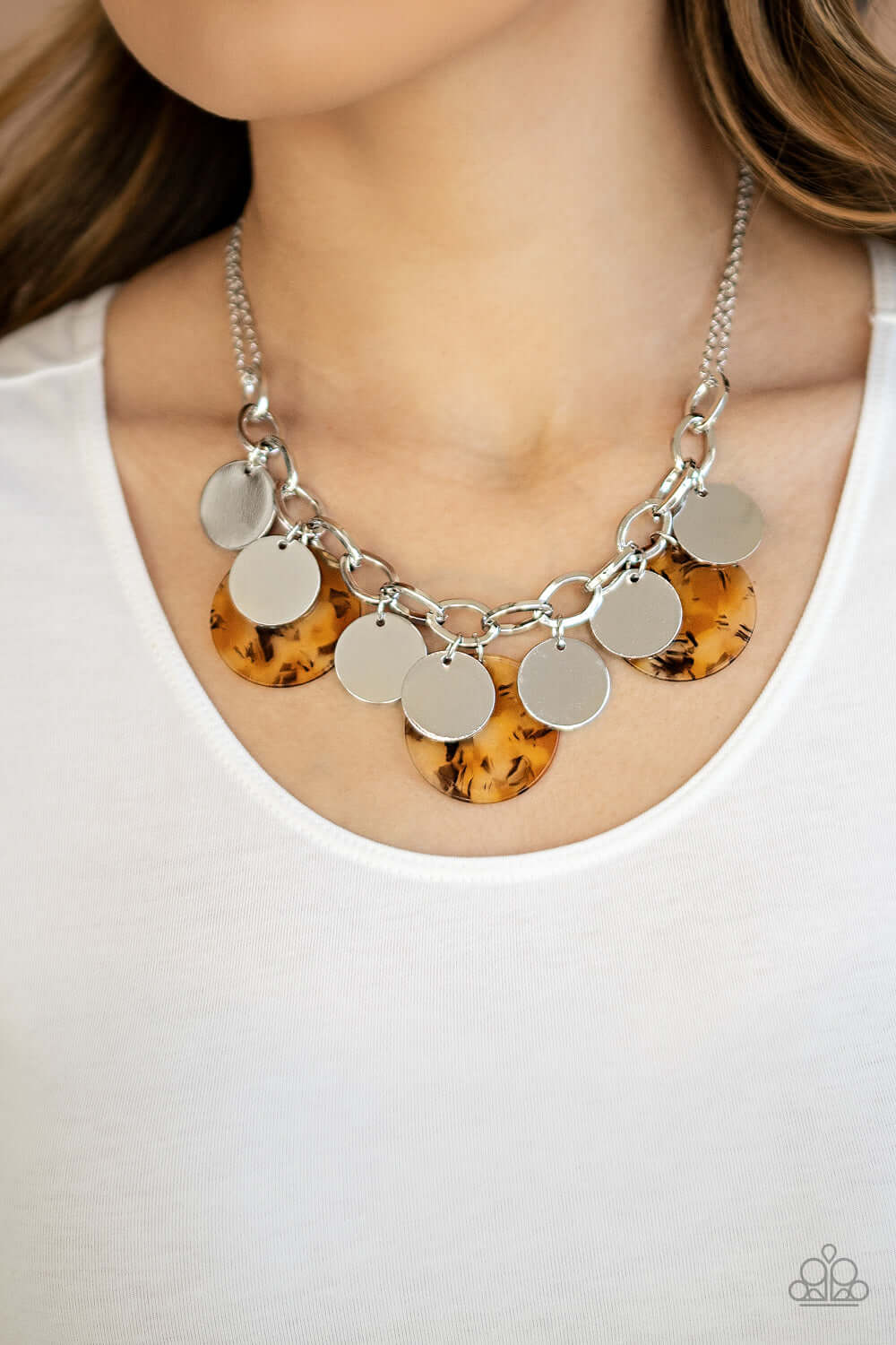 Paparazzi Accessories ✽ Confetti Confection - Yellow Necklace✽Flat Rate Ship $4.50✽ - Image #2