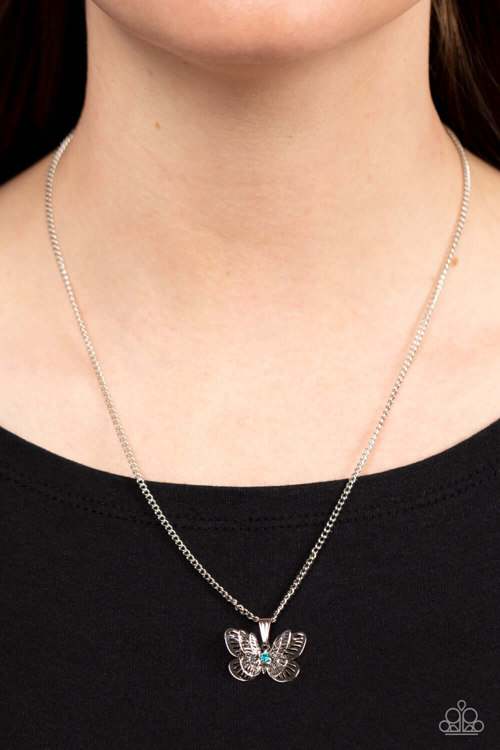 Paparazzi Accessories ❋High-Flying Fashion - Blue Necklace❋ Flat Rate Ship $4.50❋ - Image #2