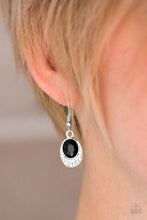 Load image into Gallery viewer, Paparazzi Accessories ✽ As Humanly POSH-ible - Black Earrings✽Flat Rate Ship $4.50✽ - Image #2
