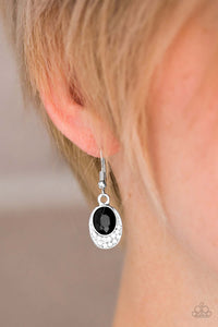 Paparazzi Accessories ✽ As Humanly POSH-ible - Black Earrings✽Flat Rate Ship $4.50✽ - Image #2