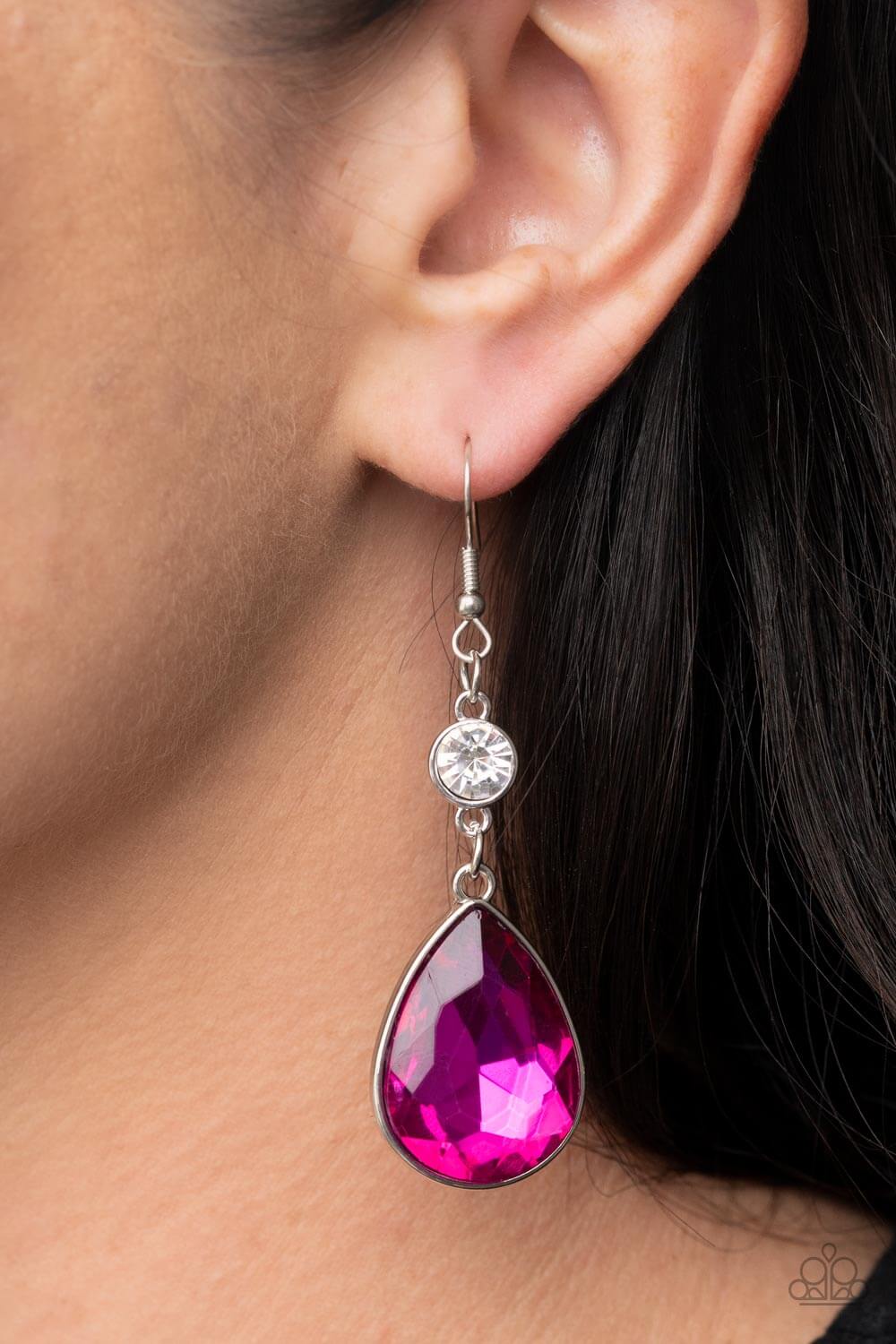 Paparazzi Accessories ❋Smile for the Camera - Pink Earrings❋ Flat Rate Ship $4.50❋ - Image #2