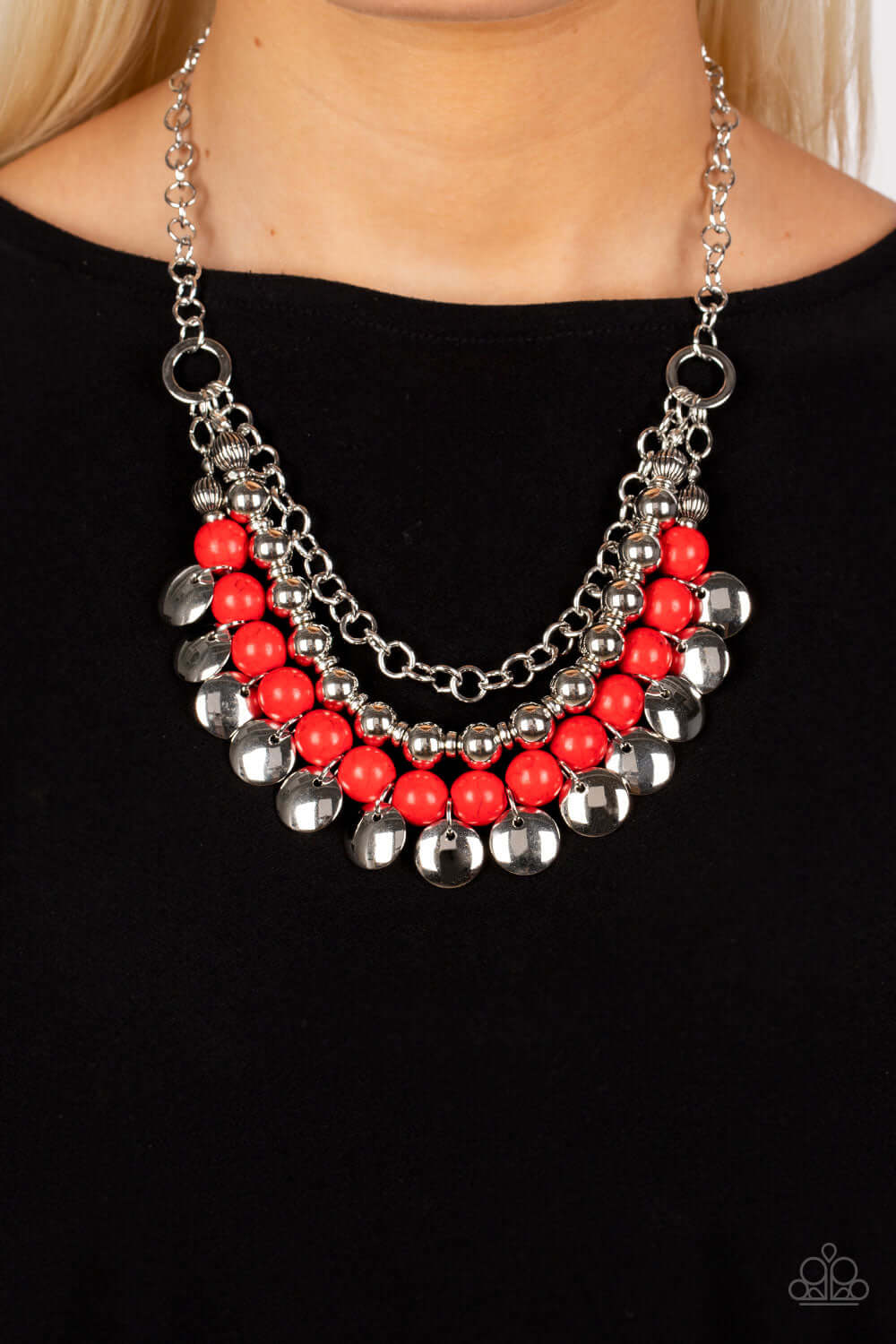 Paparazzi Accessories ❋Leave Her Wild - Red Necklace❋ Flat Rate Ship $4.50❋ - Image #2