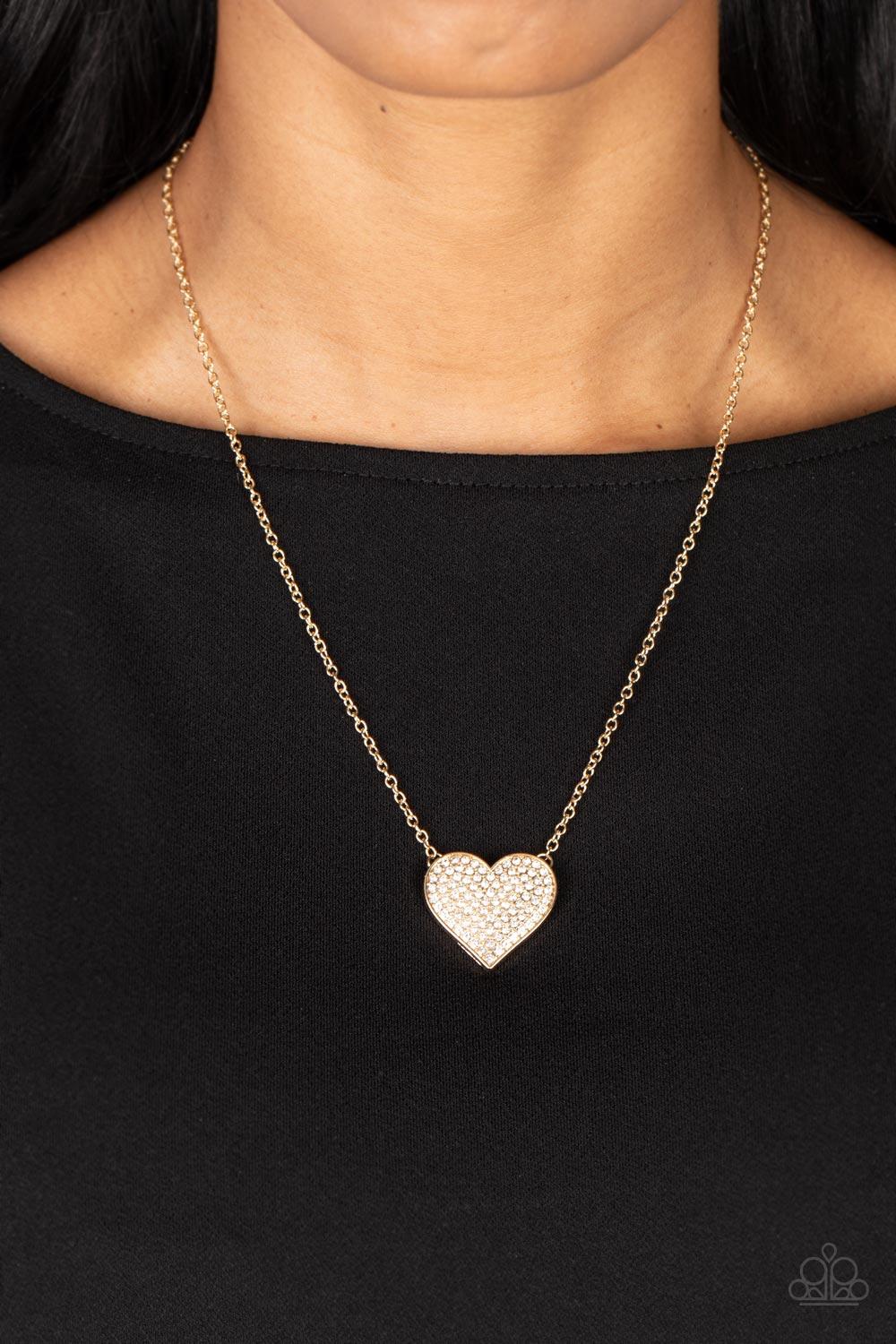 Paparazzi Accessories ❋Spellbinding Sweetheart - Gold Necklace❋ Flat Rate Ship $4.50❋ - Image #2