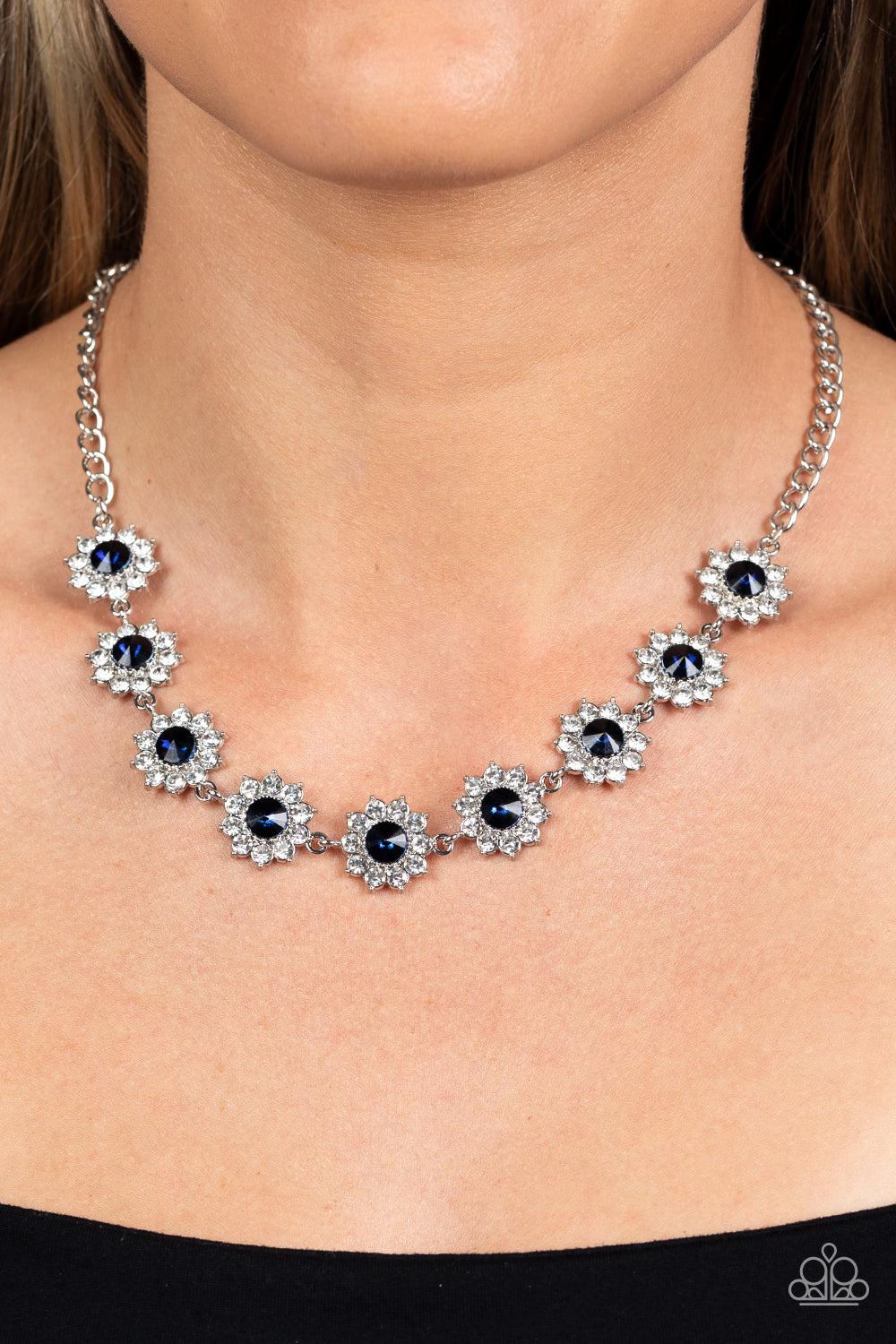 Paparazzi Accessories ❋Blooming Brilliance - Blue Necklace❋ Flat Rate Ship $4.50❋ - Image #2