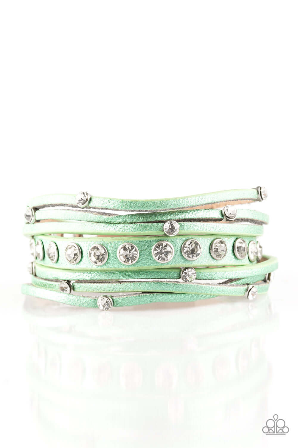 brought✽to✽you✽by✽blingflingbykat✽catwalk-it-off-green-bracelet✽paparazzi-accessories