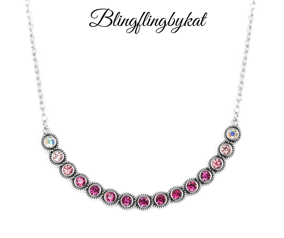 Paparazzi Accessories ❋Throwing SHADES - Pink Necklace❋ Flat Rate Ship $4.50❋ - Image #1