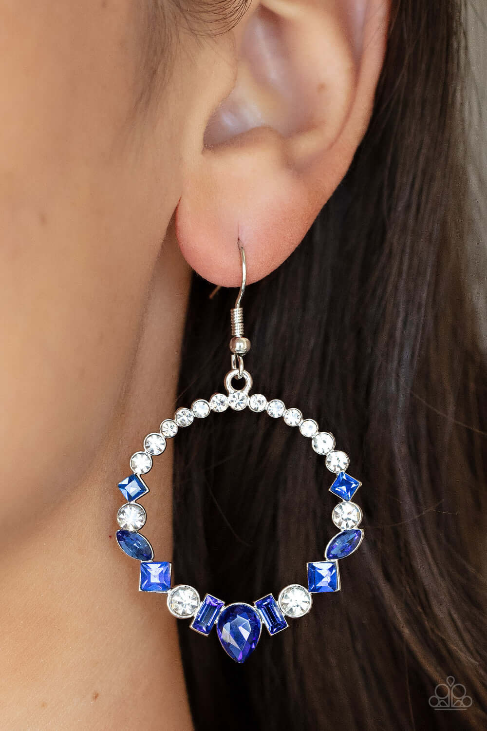 Paparazzi Accessories ❋Revolutionary Refinement - Blue Earrings❋ Flat Rate Ship $4.50❋ - Image #2