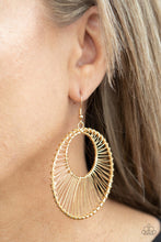Load image into Gallery viewer, Paparazzi Accessories ✽Artisan Applique - Gold Earrings✽Flat Rate Ship $4.50✽ - Image #2
