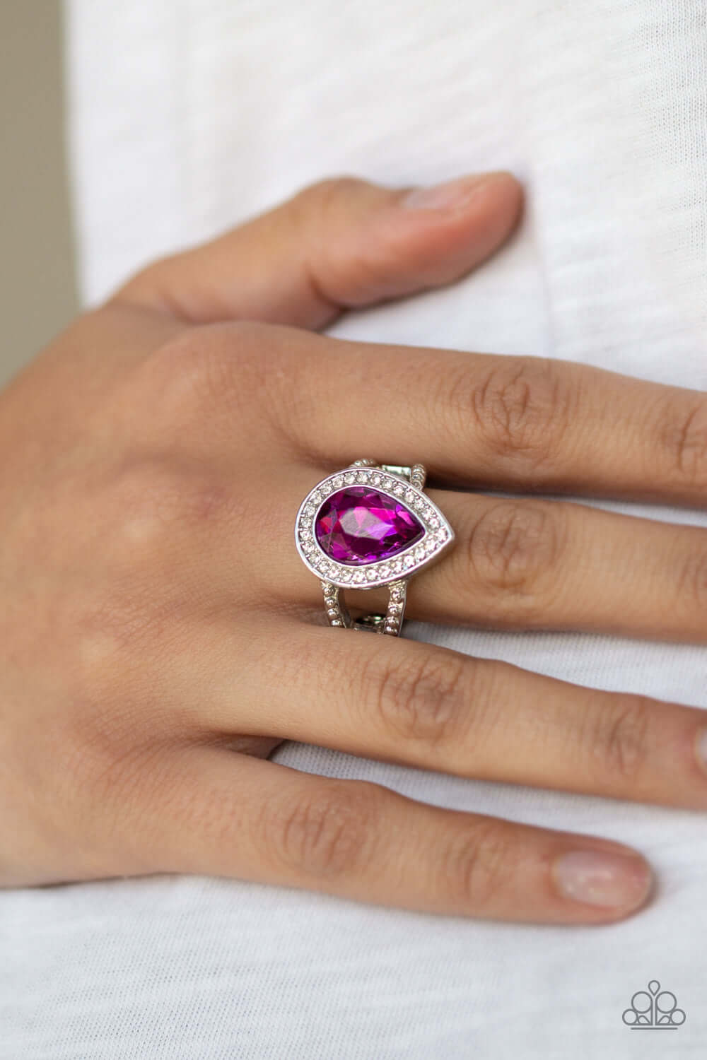 Paparazzi Accessories ✽ Hollywood Heirloom - Pink Ring✽Flat Rate Ship $4.50✽ - Image #2