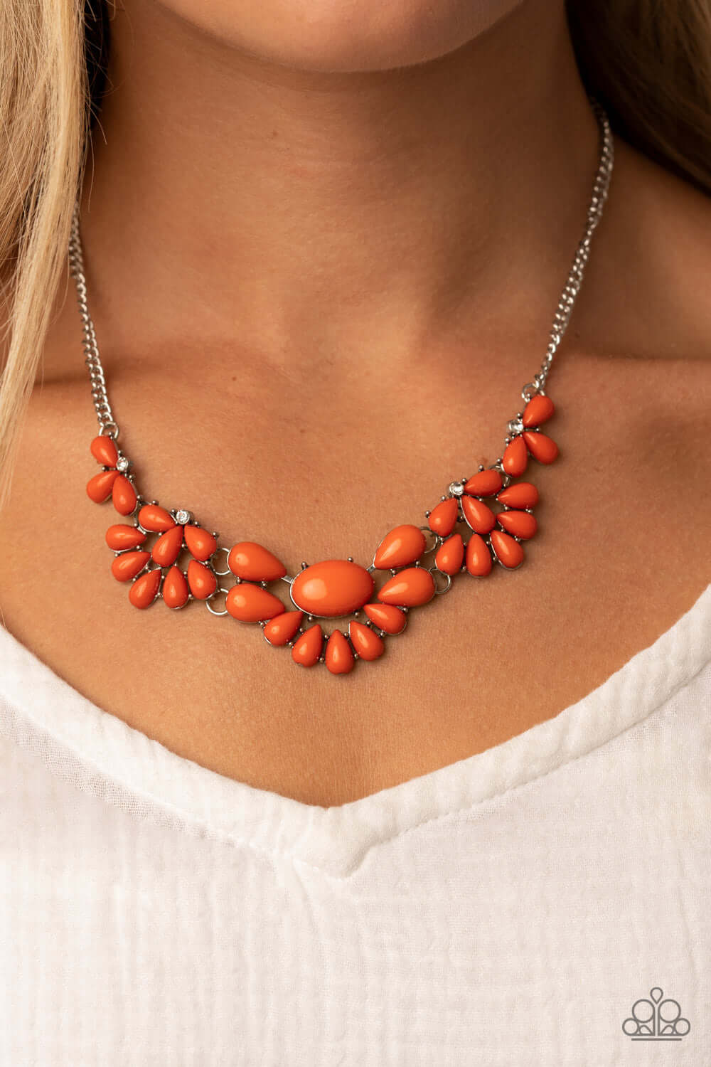 Paparazzi Accessories ❋Secret GARDENISTA - Orange Necklace❋ Flat Rate Ship $4.50❋ - Image #2