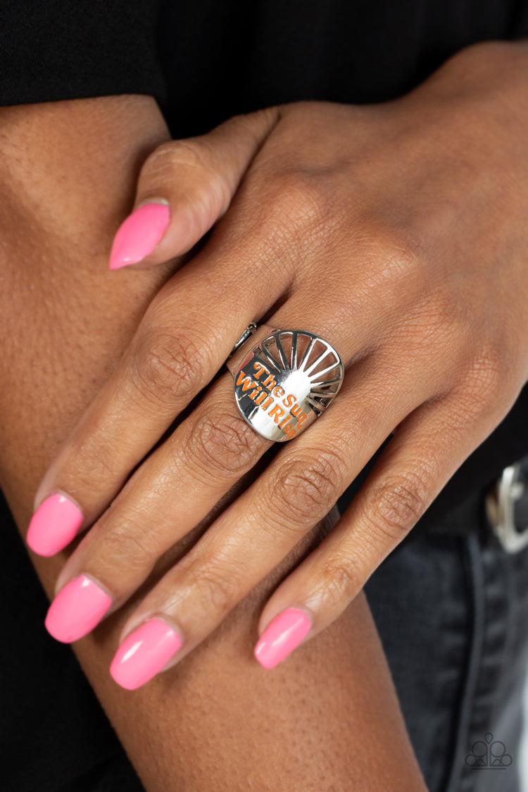 Paparazzi Accessories ❋The Dawn After Tomorrow - Orange Ring❋ Flat Rate Ship $4.50❋ - Image #2