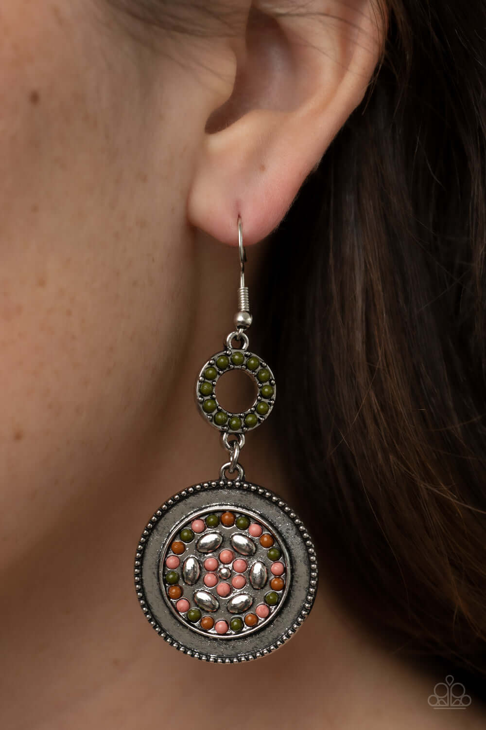 Paparazzi Accessories ❋Meadow Mantra - Multi Earrings❋ Flat Rate Ship $4.50❋ - Image #2