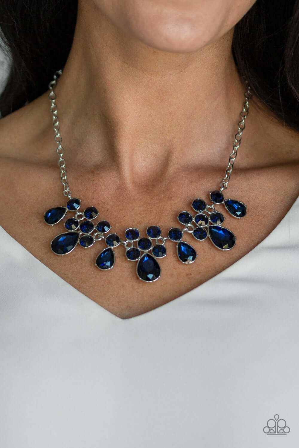 Paparazzi Accessories ✽ Debutante Drama - Blue Necklace✽Flat Rate Ship $4.50✽ - Image #2