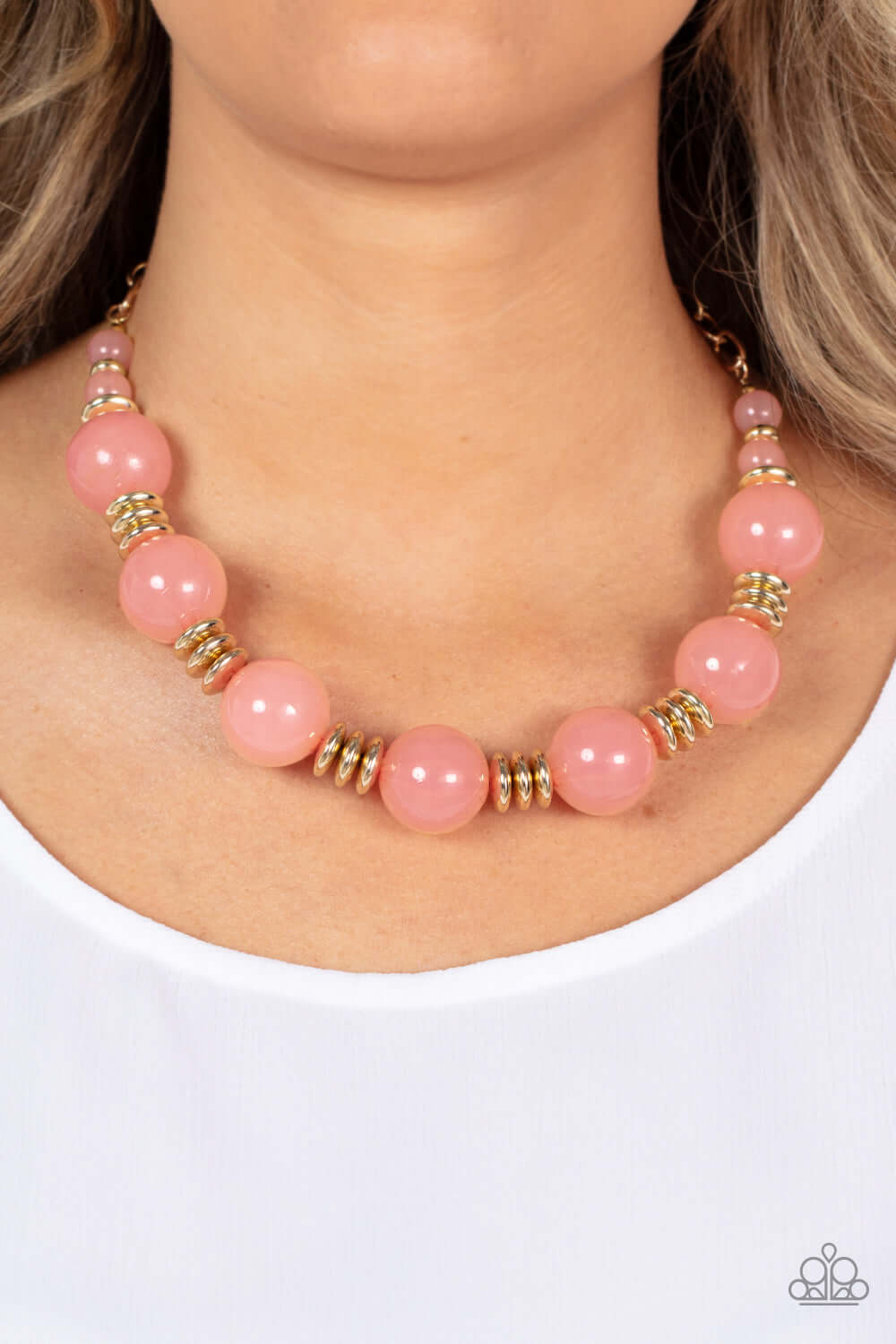 Paparazzi Accessories ❋Race to the POP - Pink Necklace❋ Flat Rate Ship $4.50❋ - Image #2