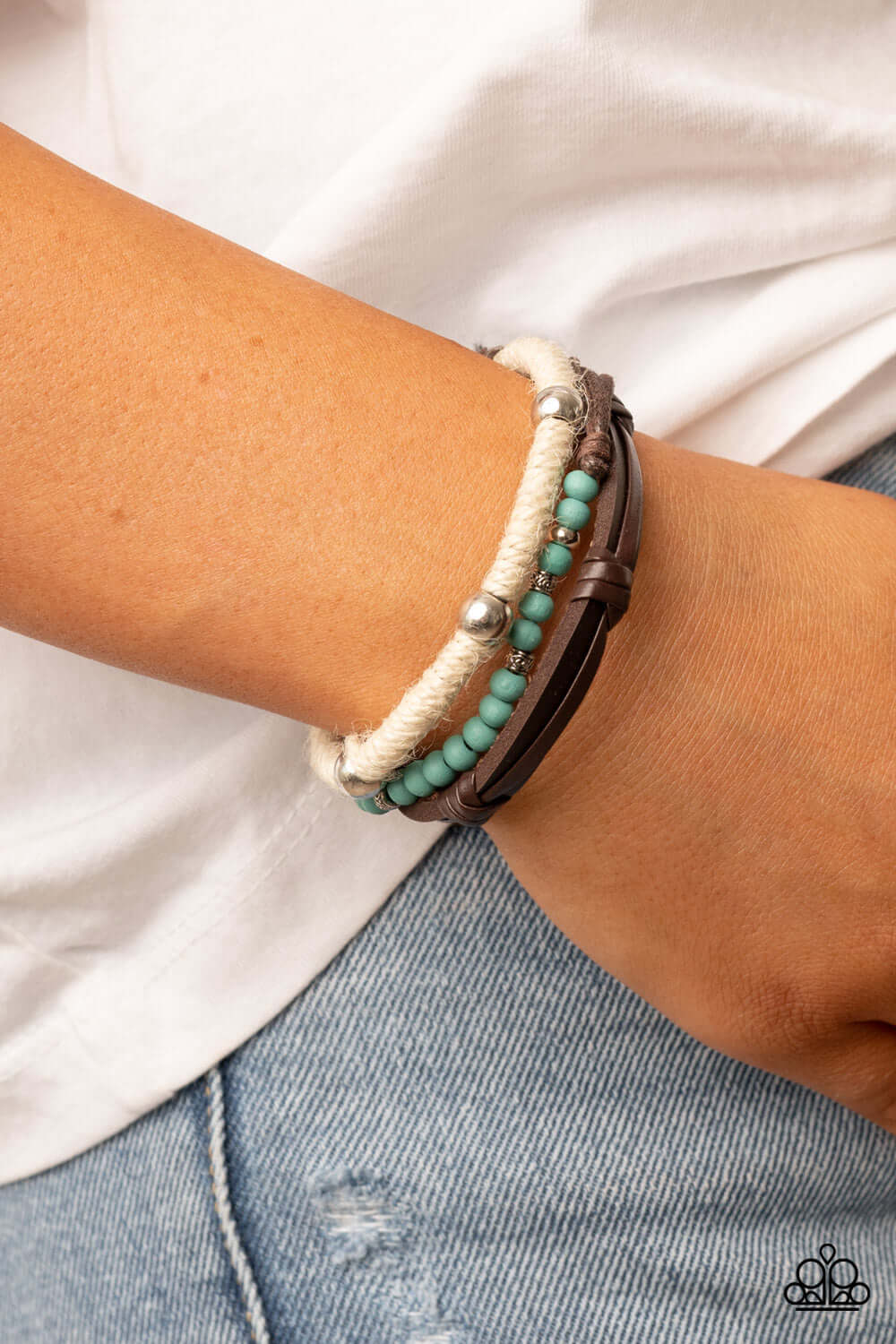 Paparazzi Accessories ❋Timber Trail - Blue Bracelet❋ Flat Rate Ship $4.50❋ - Image #2