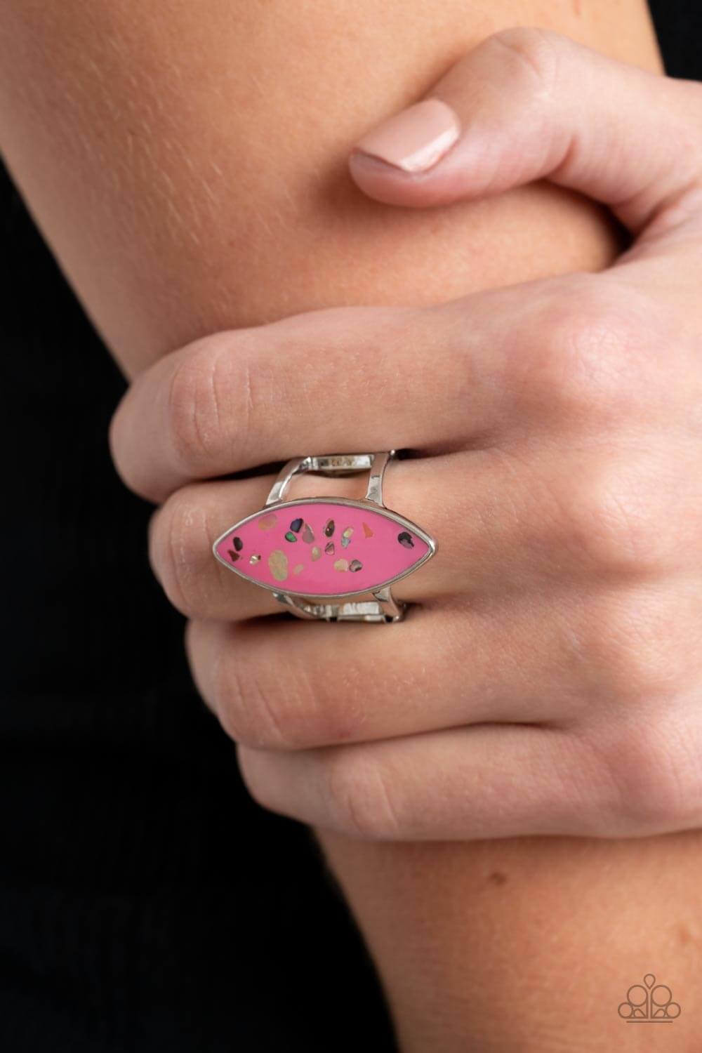 Paparazzi Accessories ❋Oceanic Odyssey - Pink Ring❋ Flat Rate Ship $4.50❋ - Image #2