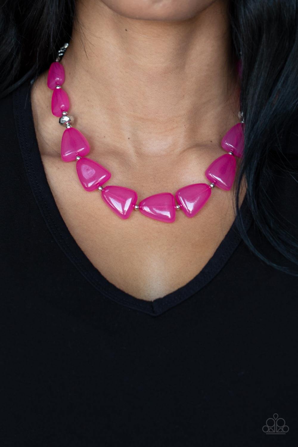 Paparazzi Accessories ❋Tenaciously Tangy - Pink Necklace❋ Flat Rate Ship $4.50❋ - Image #2