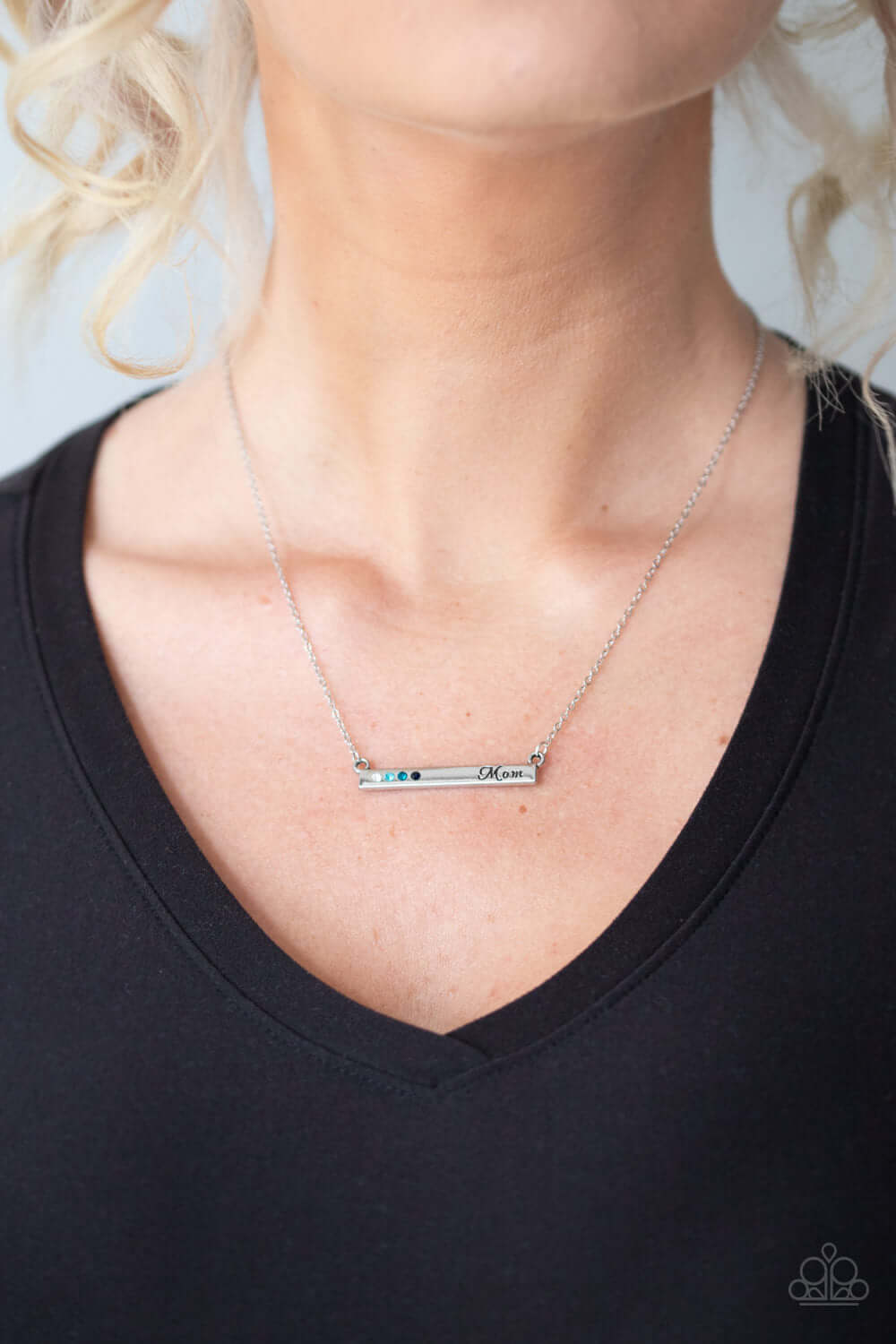 Paparazzi Accessories ✽ Moms Do It Better - Blue Necklace✽Flat Rate Ship $4.50✽ - Image #2