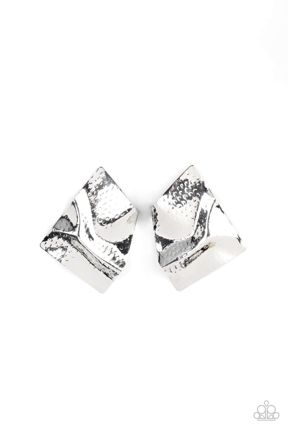 brought-to-you-by-blingflingbykat-modern-maverick-silver-post earrings-paparazzi-accessories-