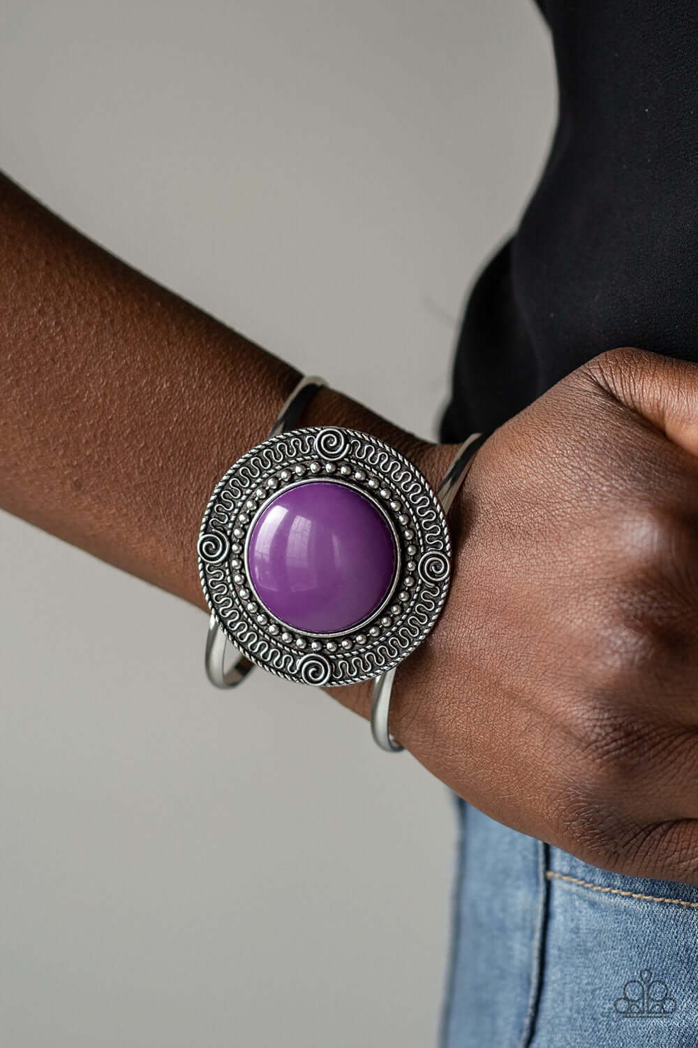 Paparazzi Accessories ✽ Tribal Pop - Purple Bracelet✽Flat Rate Ship $4.50✽ - Image #2