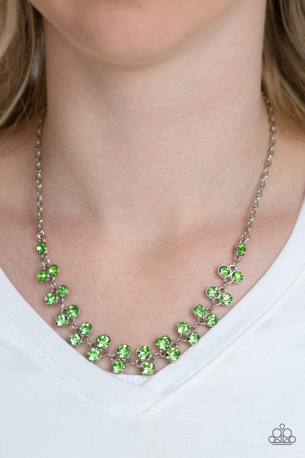Paparazzi Accessories ✽ Super Starstruck - Green Necklace✽Flat Rate Ship $4.50✽ - Image #3