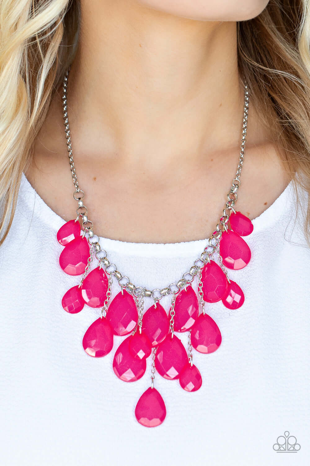 Paparazzi Accessories ❋Front Row Flamboyance - Pink Necklace❋ Flat Rate Ship $4.50❋ - Image #2
