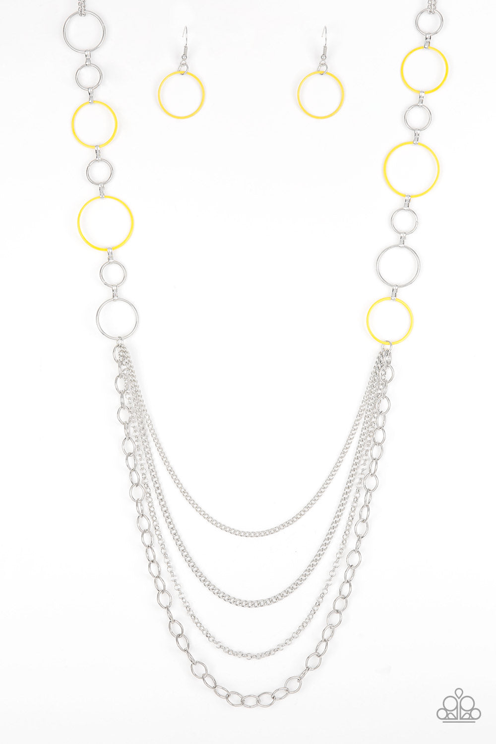 brought✽to✽you✽by✽blingflingbykat✽beautifully-bubbly-yellow-necklace✽paparazzi-accessories