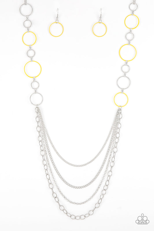 brought✽to✽you✽by✽blingflingbykat✽beautifully-bubbly-yellow-necklace✽paparazzi-accessories