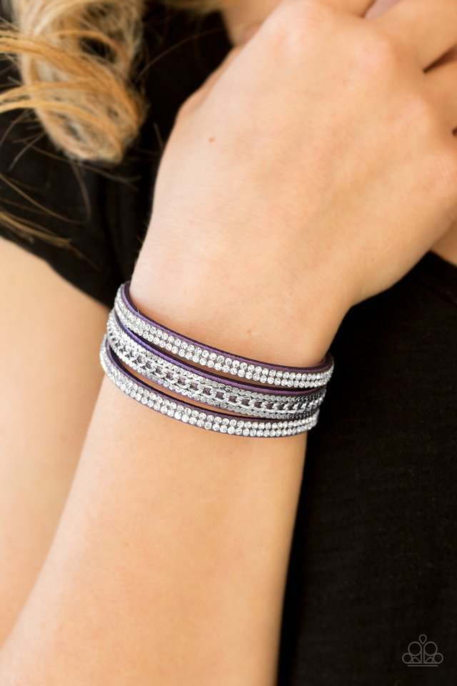 Paparazzi Accessories ❋Unstoppable - Purple Bracelet❋ Flat Rate Ship $4.50❋