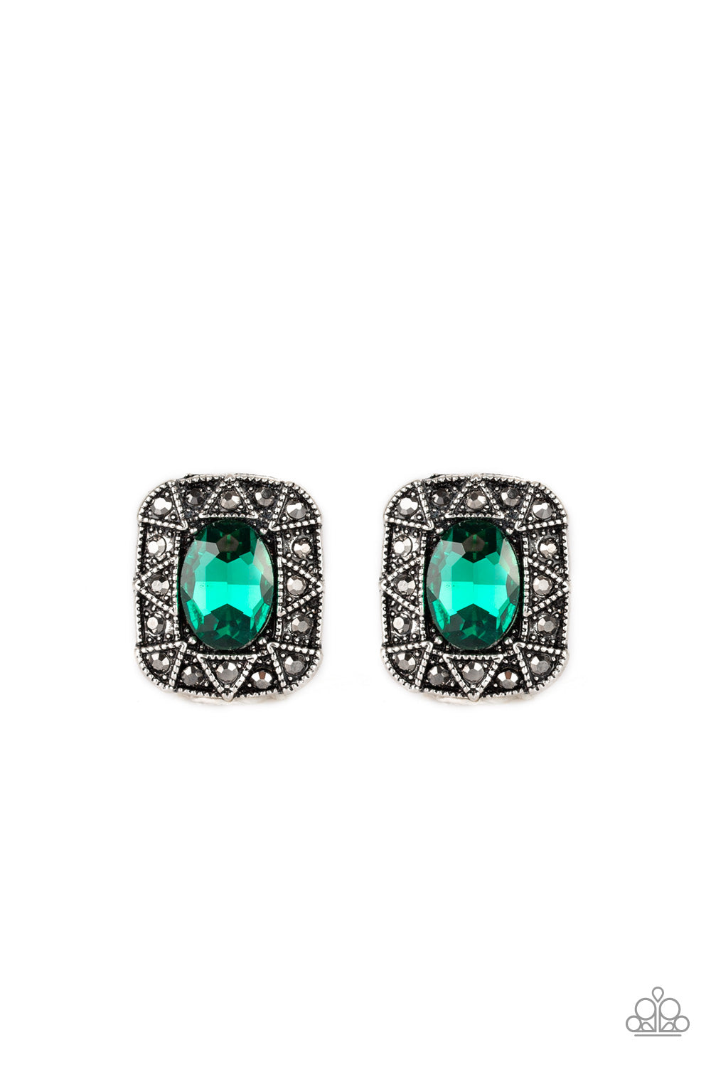 brought✽to✽you✽by✽blingflingbykat✽young-money-green-post earrings✽paparazzi-accessories