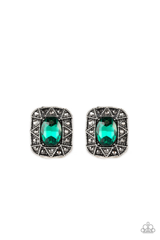 brought✽to✽you✽by✽blingflingbykat✽young-money-green-post earrings✽paparazzi-accessories