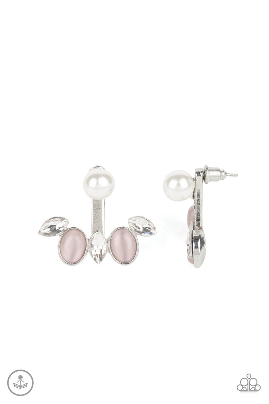 brought✽to✽you✽by✽blingflingbykat✽modern-sophistication-pink-post earrings✽paparazzi-accessories