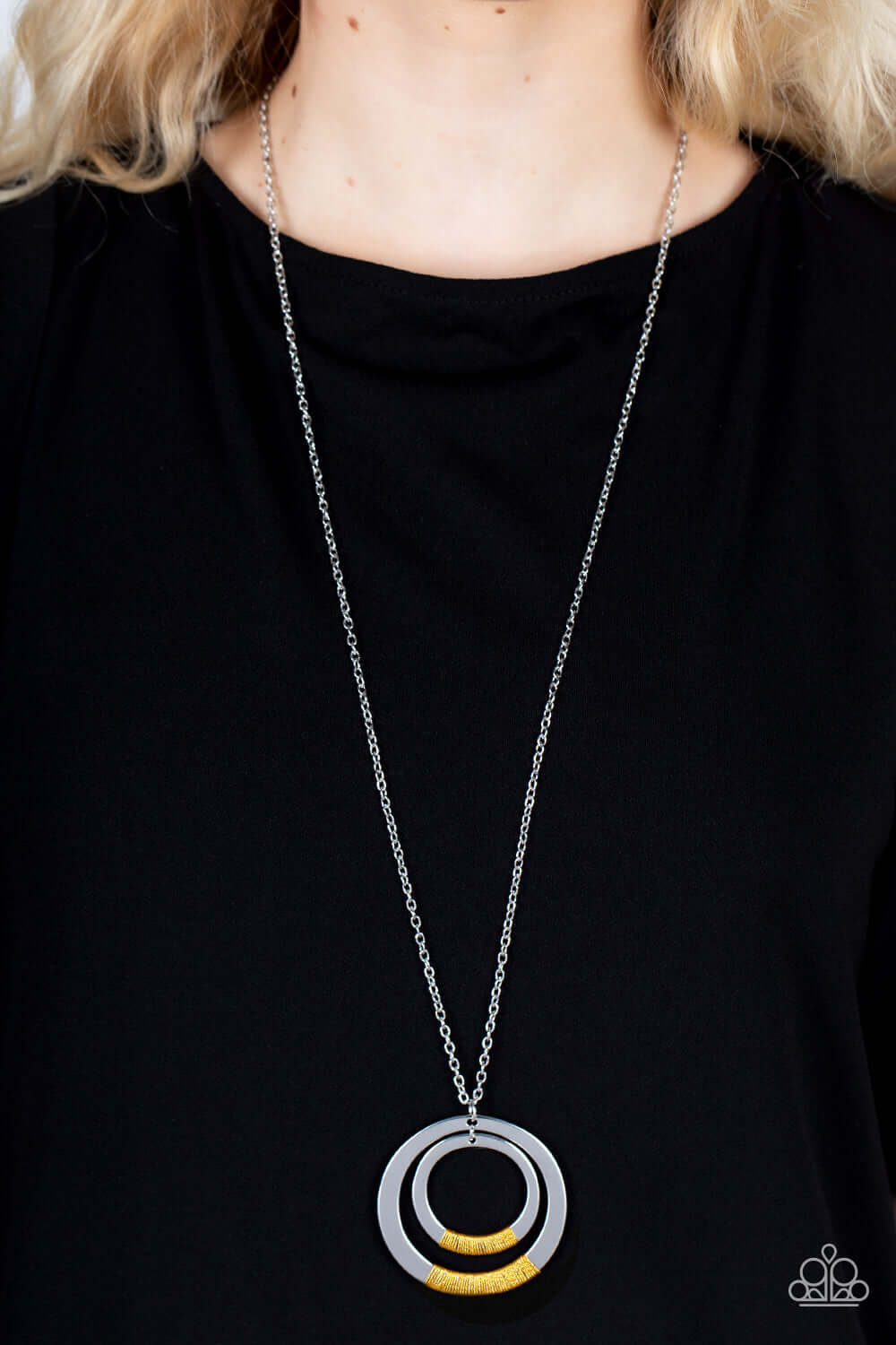 Paparazzi Accessories ❋Authentic Attitude - Yellow Necklace❋ Flat Rate Ship $4.50❋ - Image #2