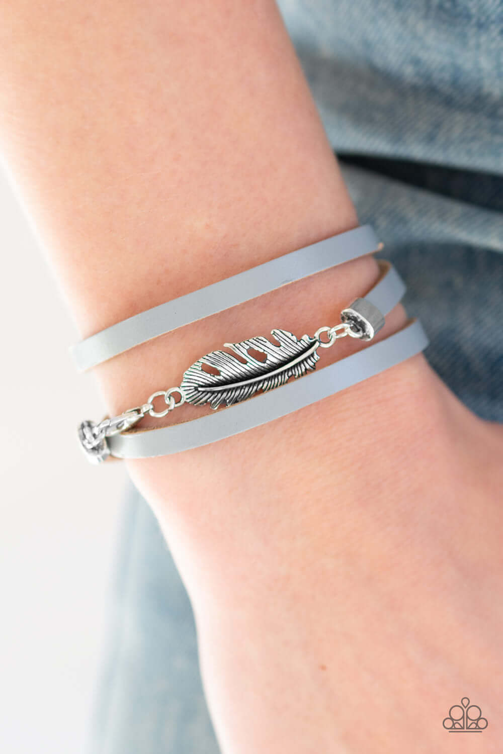 Paparazzi Accessories ✽ High Spirits - Silver Bracelet✽Flat Rate Ship $4.50✽ - Image #2