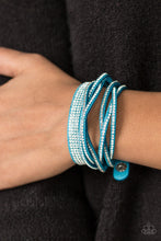 Load image into Gallery viewer, Paparazzi Accessories ✽ Taking Care Of Business - Blue Bracelet✽Flat Rate Ship $4.50✽
