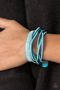 Paparazzi Accessories ✽ Taking Care Of Business - Blue Bracelet✽Flat Rate Ship $4.50✽