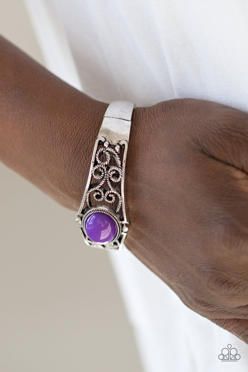 Paparazzi Accessories ✽ Joyful Journeys - Purple Bracelet✽Flat Rate Ship $4.50✽